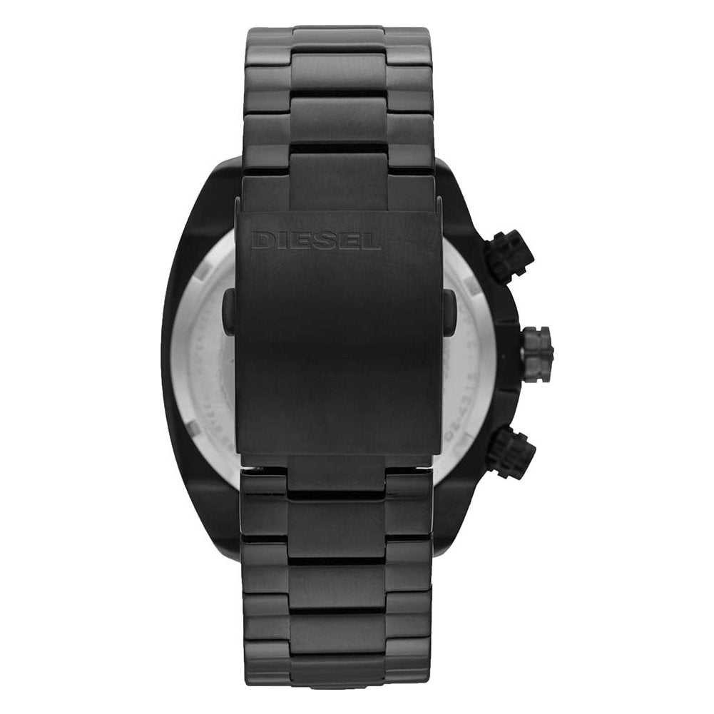Diesel Overflow Reloj para Hombre, Movimiento Cronógrafo con Correa de Silicona, Acero Inoxidable o Piel