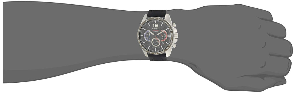 Seiko Reloj Analógico para Hombre de Cuarzo con Correa