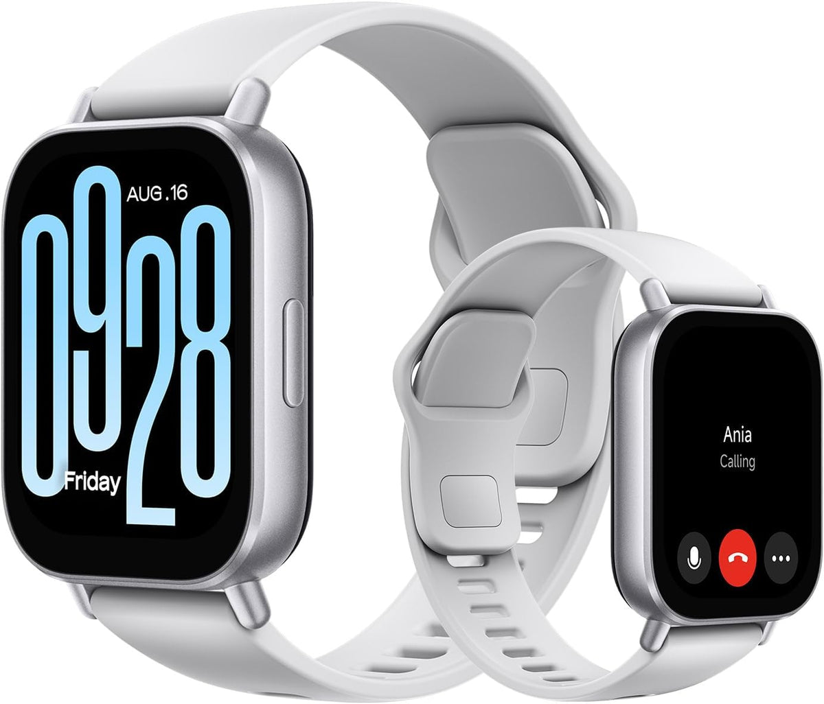 XIAOMI Redmi Watch 5 Active, Llamadas Bluetooth, Pantalla LCD de 2 Pulgadas, Monitor de frecuencia cardíaca, 140 Modos Deportivos, hasta 18 días de autonomía, Plata