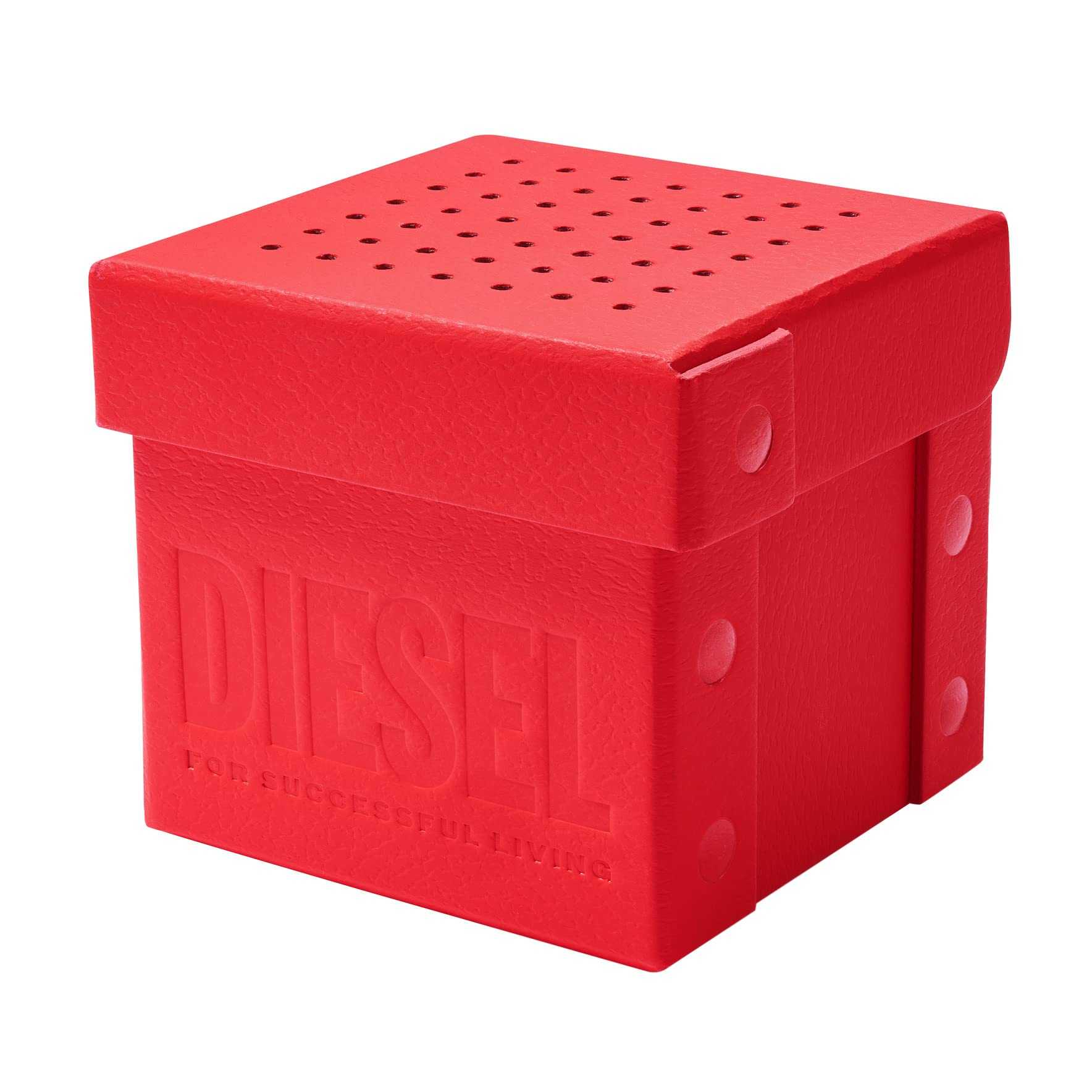 Diesel Overflow Reloj para Hombre, Movimiento Cronógrafo con Correa de Silicona, Acero Inoxidable o Piel