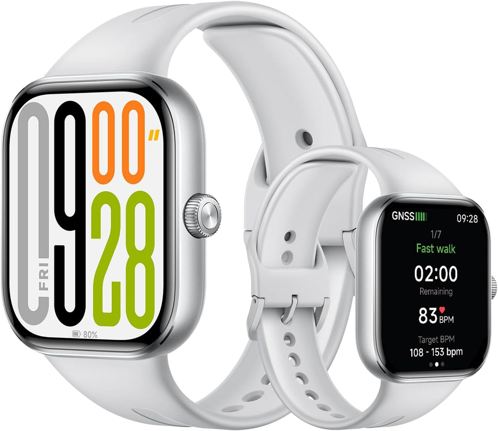 XIAOMI Redmi Watch 5 Active, Llamadas Bluetooth, Pantalla LCD de 2 Pulgadas, Monitor de frecuencia cardíaca, 140 Modos Deportivos, hasta 18 días de autonomía, Plata