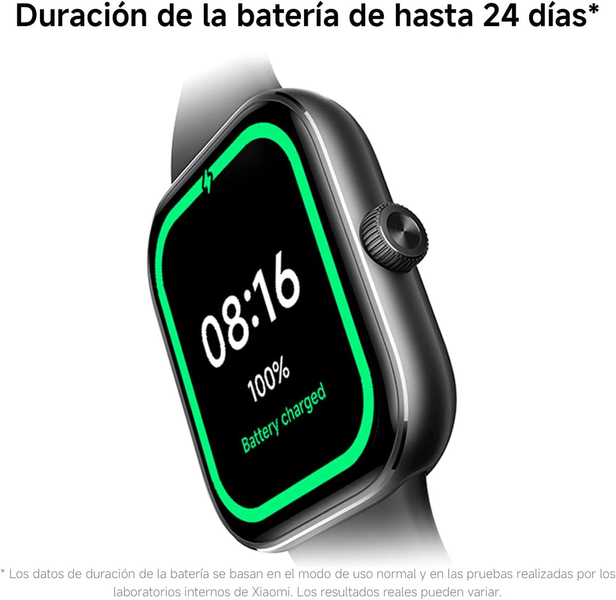 XIAOMI Redmi Watch 5 Active, Llamadas Bluetooth, Pantalla LCD de 2 Pulgadas, Monitor de frecuencia cardíaca, 140 Modos Deportivos, hasta 18 días de autonomía, Plata