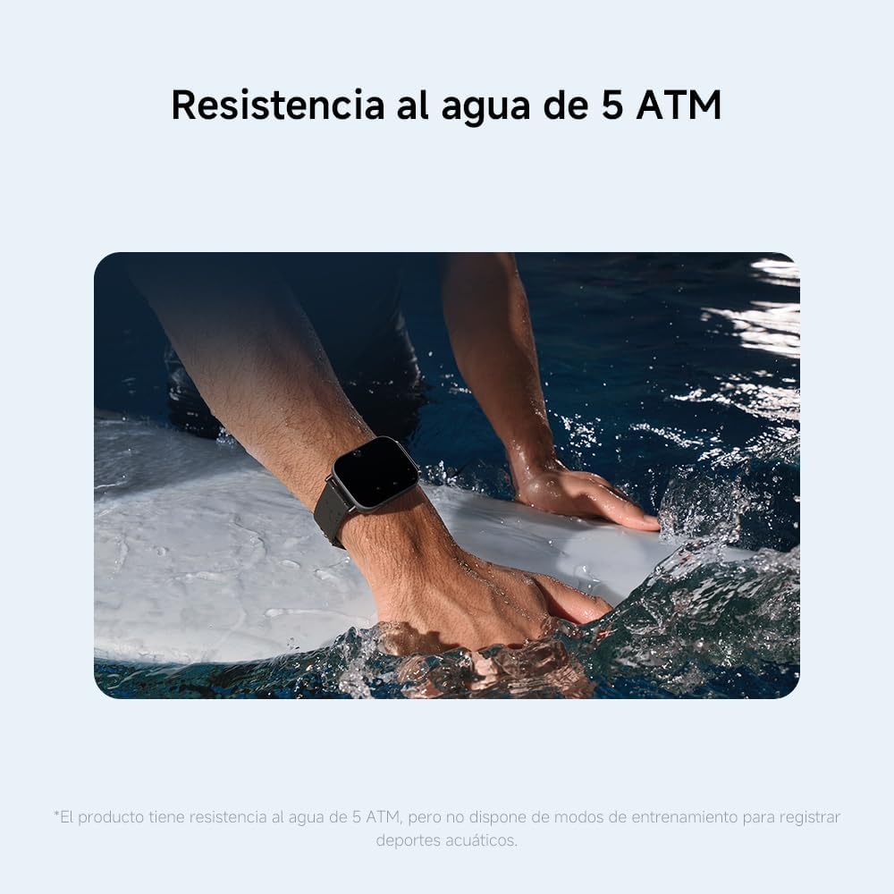 XIAOMI Redmi Watch 5 Active, Llamadas Bluetooth, Pantalla LCD de 2 Pulgadas, Monitor de frecuencia cardíaca, 140 Modos Deportivos, hasta 18 días de autonomía, Plata