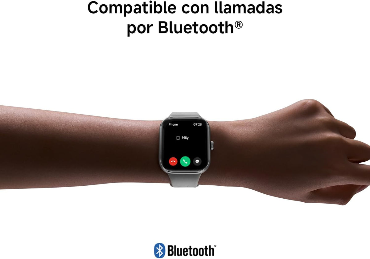 XIAOMI Redmi Watch 5 Active, Llamadas Bluetooth, Pantalla LCD de 2 Pulgadas, Monitor de frecuencia cardíaca, 140 Modos Deportivos, hasta 18 días de autonomía, Plata