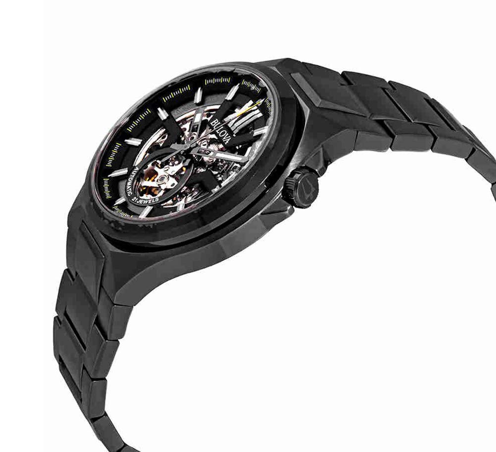 Reloj Hombre Bulova Classic Maquina Automático de Apertura Abierta