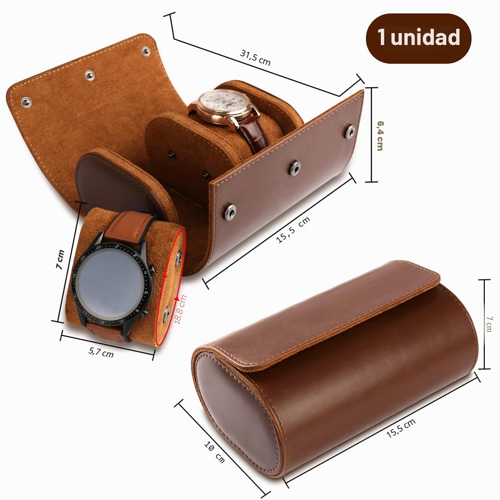 Estuche de viaje para reloj