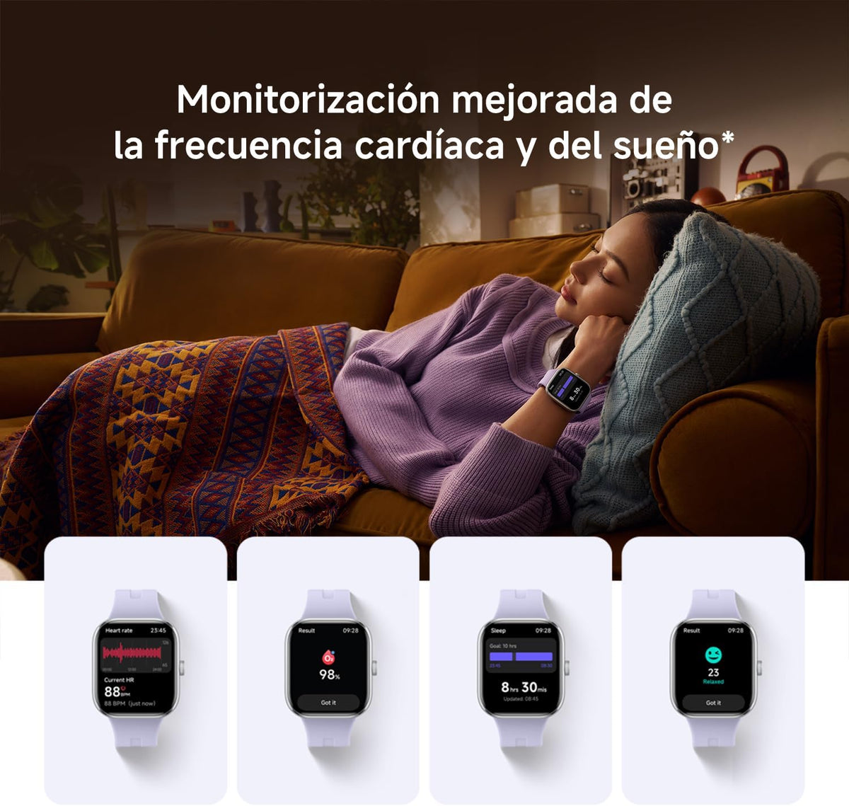 XIAOMI Redmi Watch 5 Active, Llamadas Bluetooth, Pantalla LCD de 2 Pulgadas, Monitor de frecuencia cardíaca, 140 Modos Deportivos, hasta 18 días de autonomía, Plata