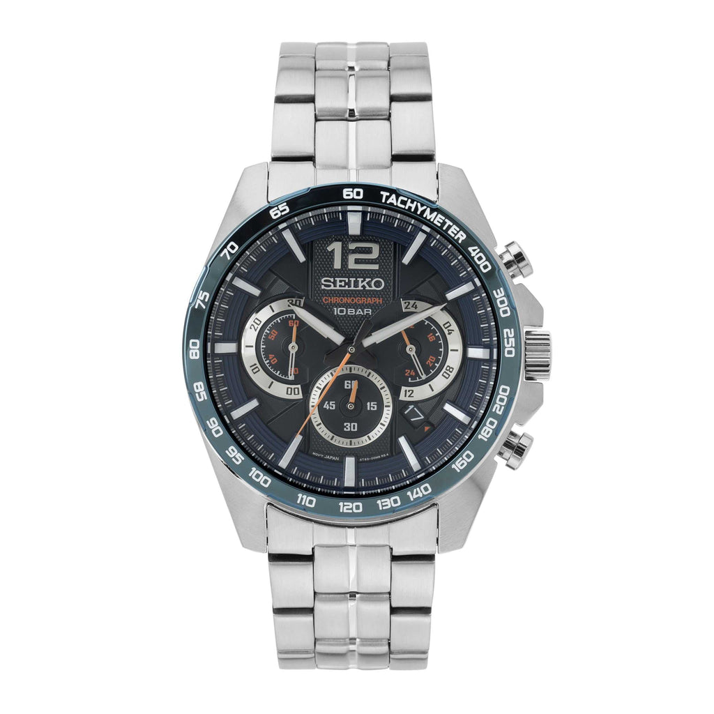Seiko Reloj Analógico para Hombre de Cuarzo con Correa