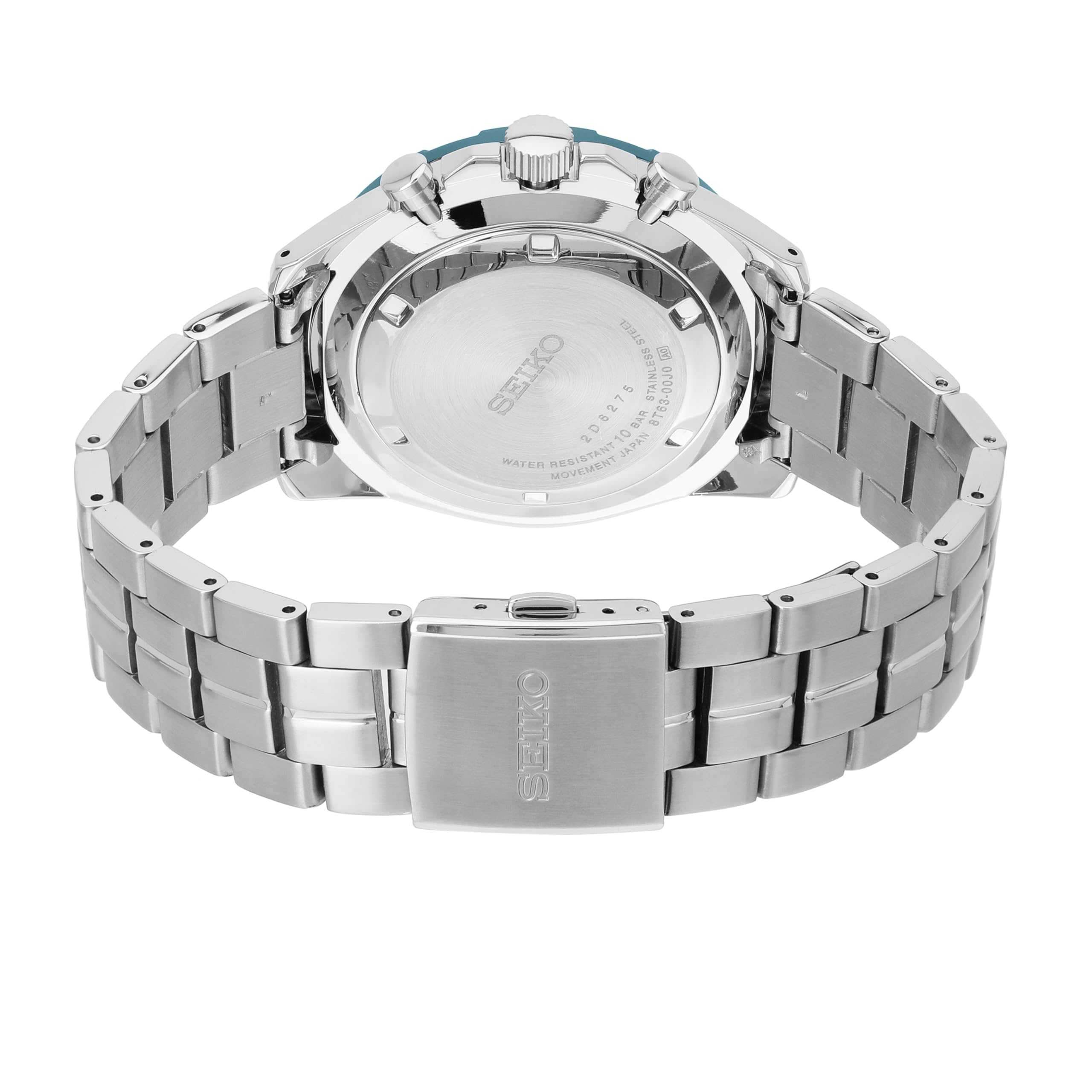Seiko Reloj Analógico para Hombre de Cuarzo con Correa