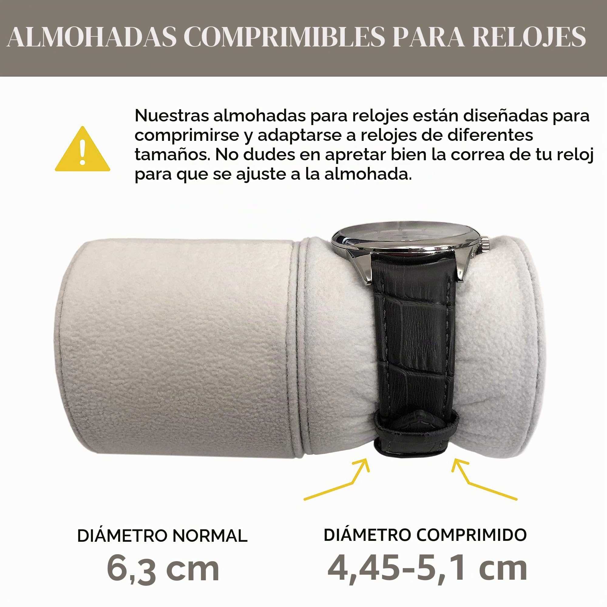 Organizador de relojes, en rollo
