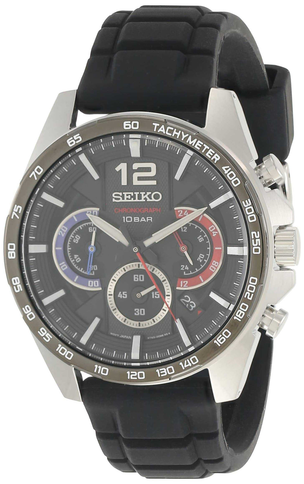Seiko Reloj Analógico para Hombre de Cuarzo con Correa
