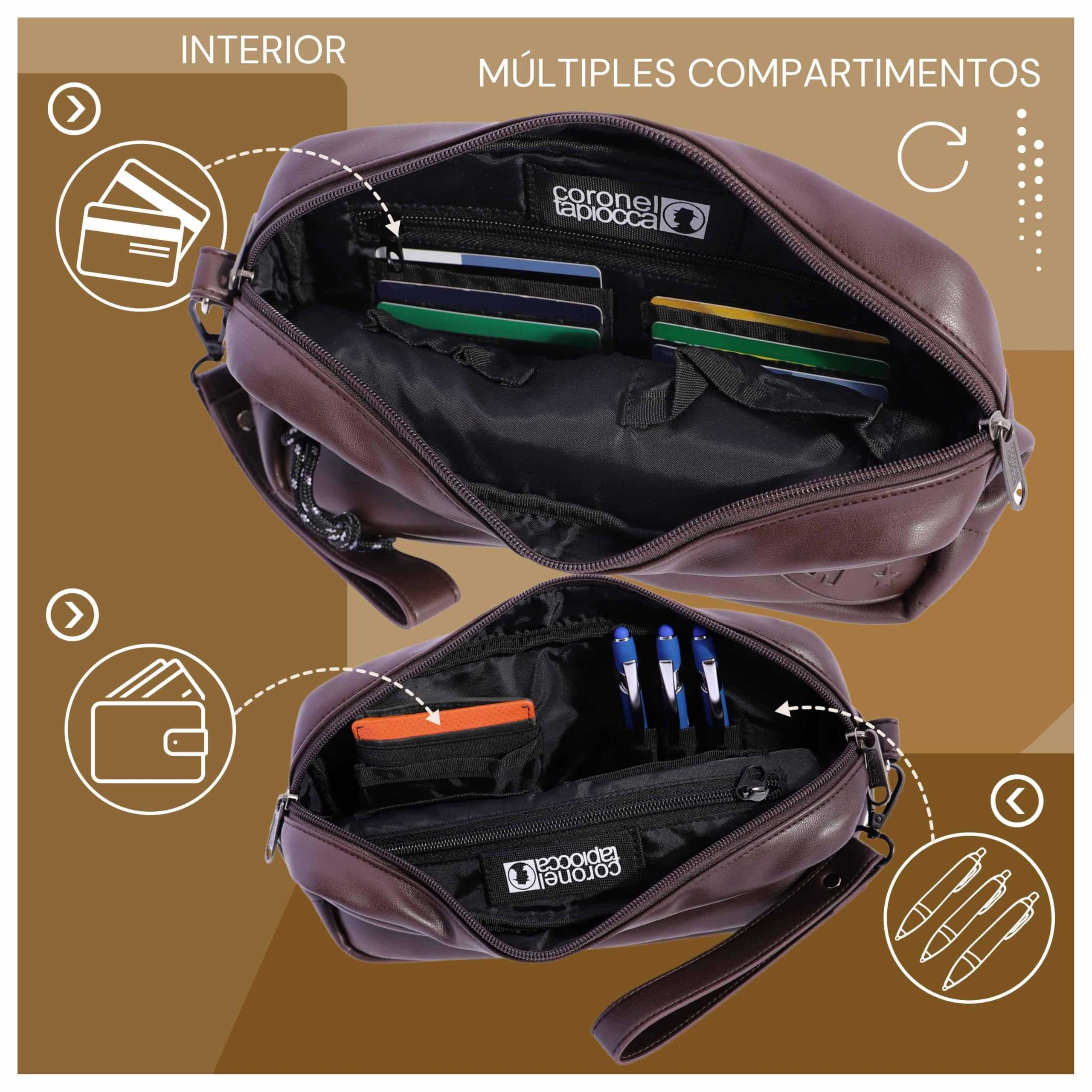 Bolso de Mano Coronel Tapiocca para Hombre