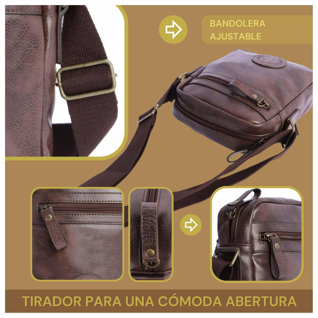 Bolso bandolera hombre Coronel Tapiocca para diario