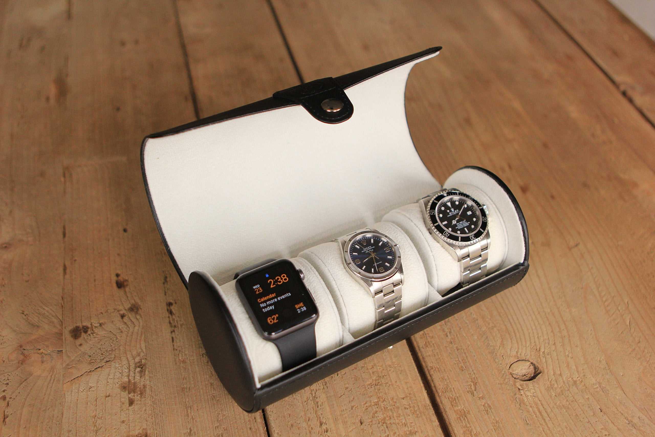 Organizador de relojes, en rollo
