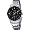 Reloj Lotus Negro con brazalete de Acero