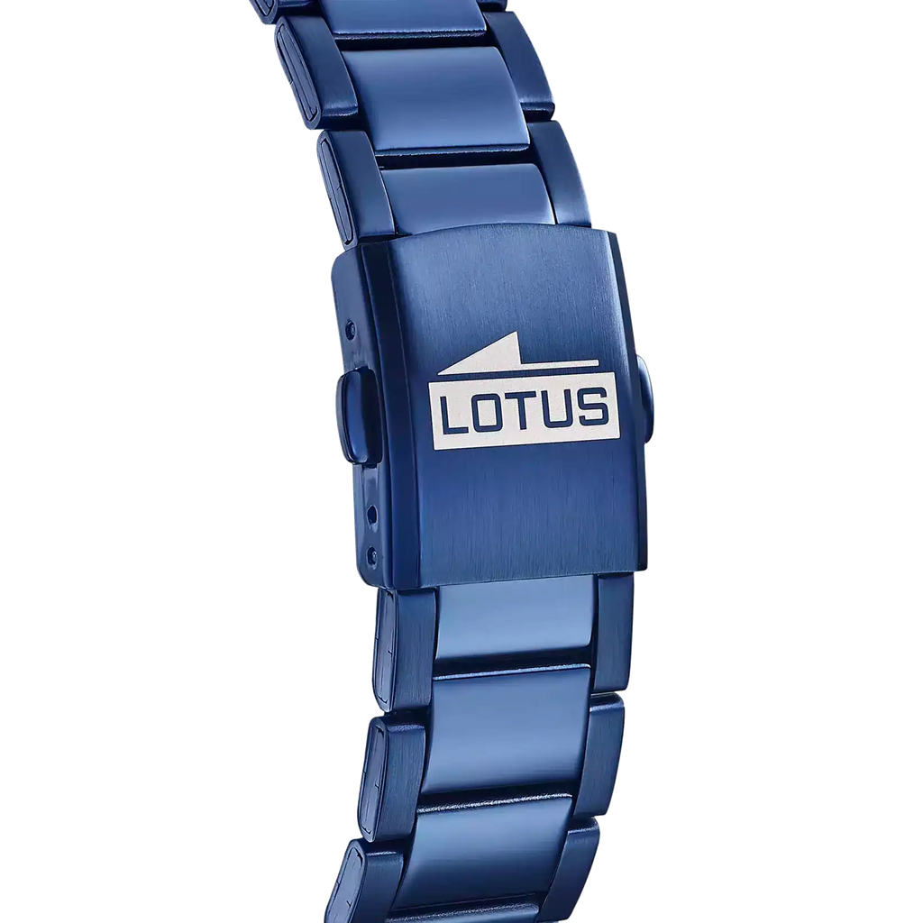 RELOJ  LOTUS CHRONO CON ESFERA AZUL MECANICA ROSA DE HOMBRE