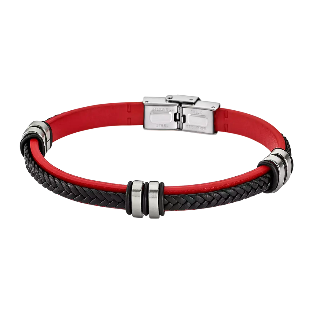 Pulsera Lotus Style acero inoxidable, hombre