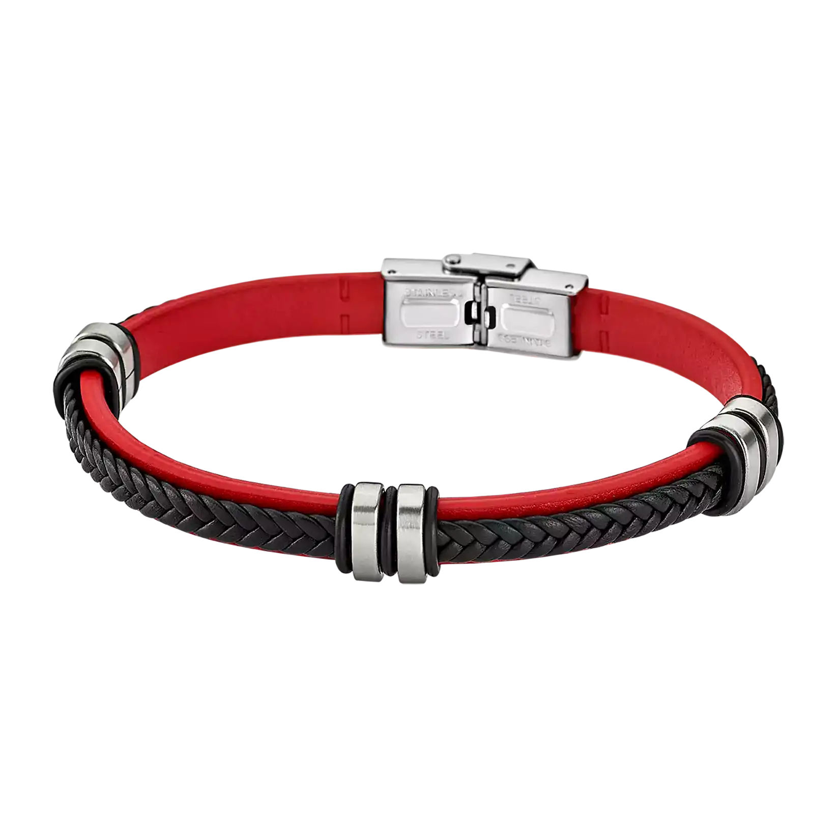 Pulsera Lotus Style acero inoxidable, hombre
